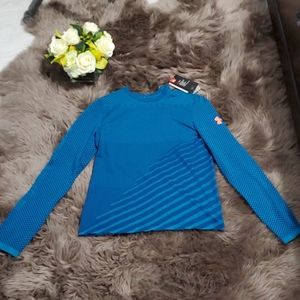 Under Armour Blue Heat Gear Long Sleeves NWT